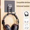 Punch-Free Headphone Wall Mount - Non-Slip Headset Hook for Dorms