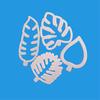4 PCS Cake Mold Fondant Mould Tropical Leaf Mould Fondant Cake Mold ARI