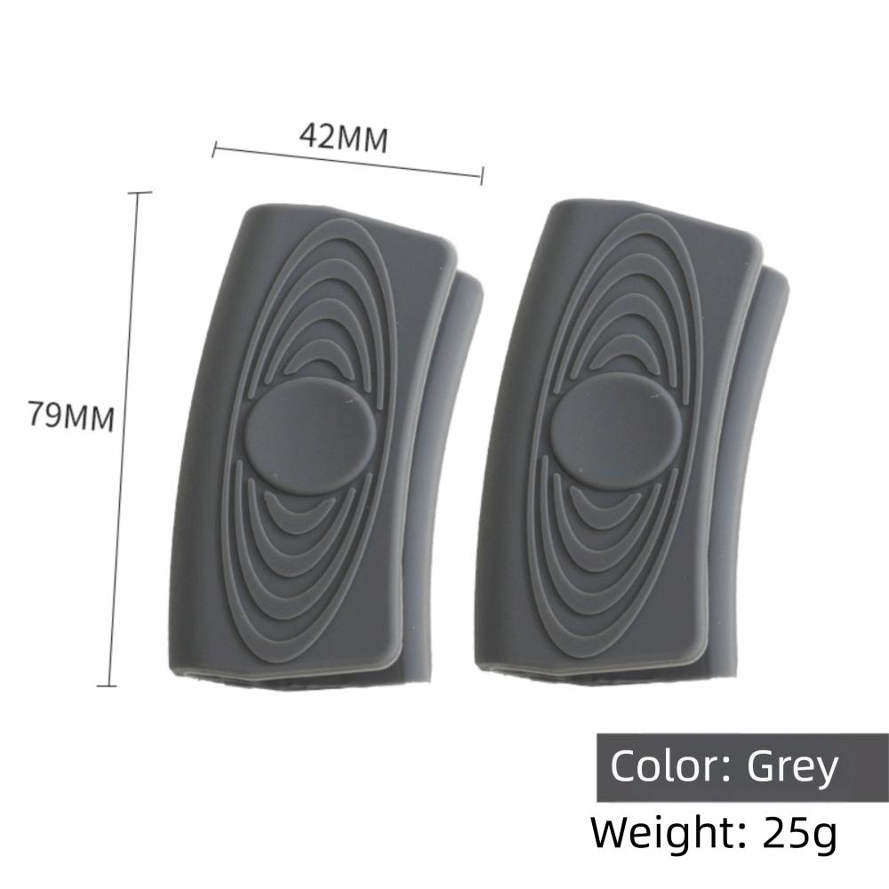 1Pair Heat‑insulated Pot Handle Grip Anti‑slip Texture Heat‑Proof Clamp  Iron Cookware