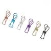 2Sets Hollowed Out Design Metal Binder Clip Long Tail Clips Office Hand Book Folder Paper Organizer Stationery Fish Clip