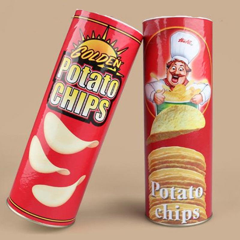 Банки с картофельными чипсами, искусственная змея, день дурака, забавная новинка, шутка, трюк, игрушки