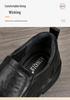 Men's Genuine Leather Casual Slip-On Shoes - Breathable, Soft Sole, Ideal for Spring and Autumn