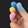 4pcs/set Non-Slip Silicone Finger Guards Rubber Thimble Guitar Fingertip Protectors   Unisex