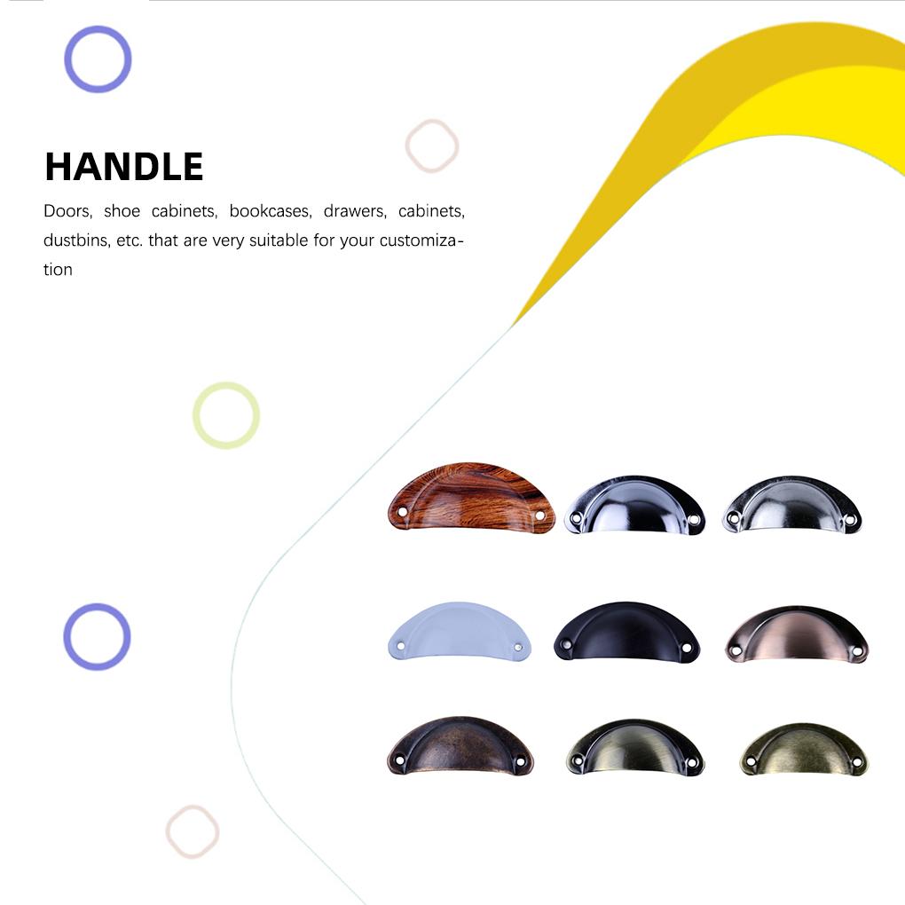 10 штук Ручка для ящика Металлическая дверная ручка Шкаф Оконная ручка-скоба Декоративная фурнитура Ручки Замена Украшение Сделай сам Накладная