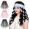 Octopus Curl Styling Headband No Heat Curling Rod Headband, Hair Curler fo Long Thick Hair, Portable Accessory Curls Roller with Eight Claws, DIY Tool