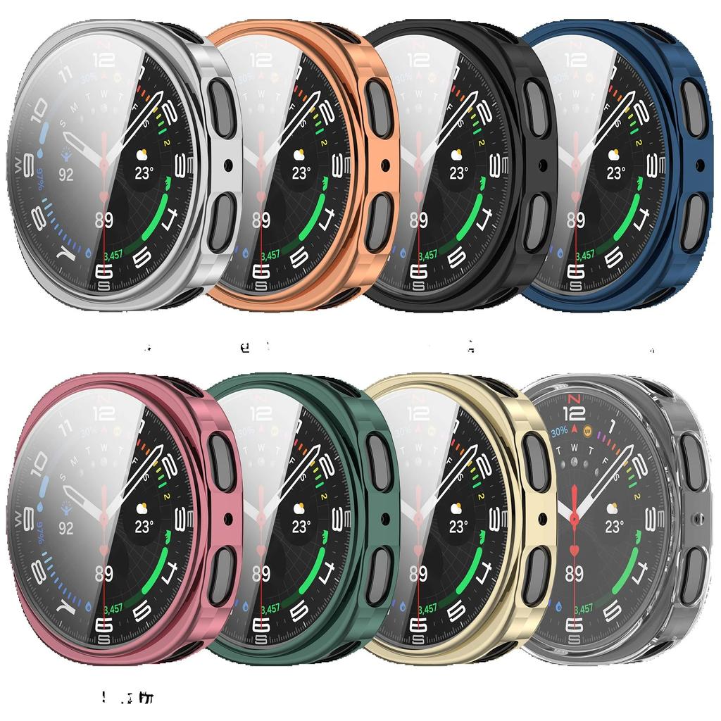 Полный защитный чехол-накладка для Samsung Galaxy Watch 8 40мм 44мм Аксессуары для умных часов Рамки Чехлы ТПУ Защита экрана