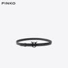 Женский кожаный ремень PINKO с классическим логотипом ласточек