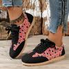 Fashion Large Size Women Shoes Cotton Linen Canvas Platform Shoes National Woven Round Toe Lace Up Cloth Shoes Woman Casual Flat Sneaker