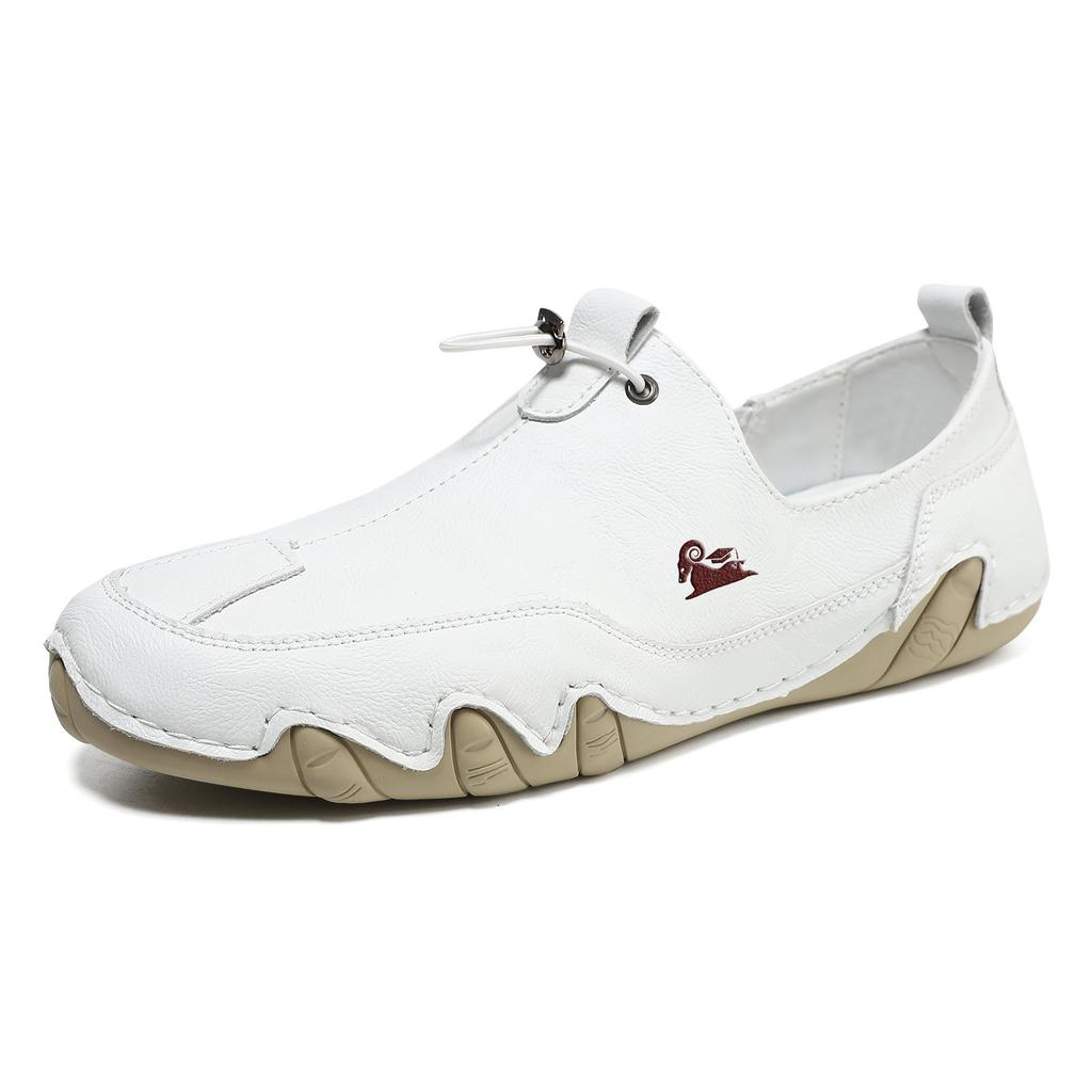 Octopus Independent Station Large Size Men's Shoes Leather Men's Trend Shoes Doudou Shoes Men's Lazy Shoes Low Top Casual Shoes