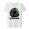 Horror Movie Printed T-shirts Fashion Harajuku Style High Street Short Sleeve Summer Unisex's Pure Cotton Top Casual Unisex's Clothing
