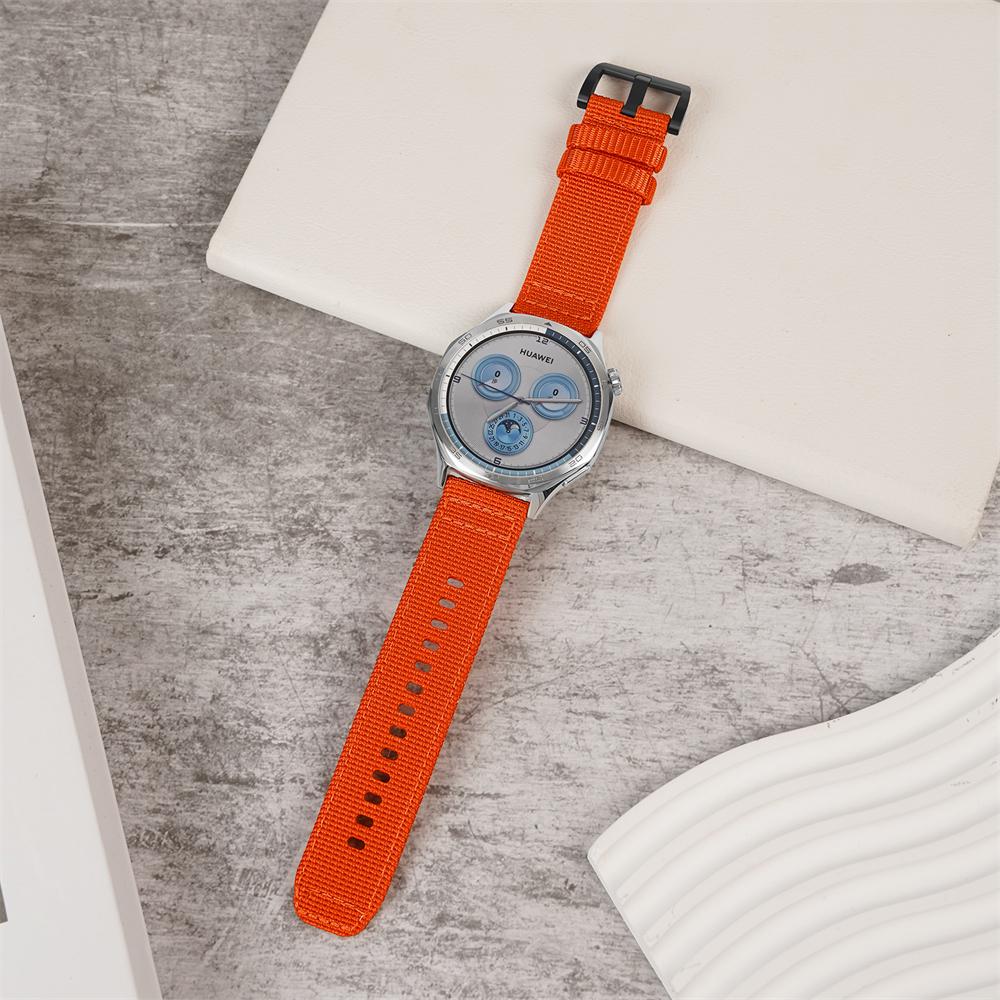 20MM 22MM Холщовый ремешок для Samsung Galaxy Watch 5 6 7 FE / Для Huawei Watch GT4 46MM / GT5 46MM смарт-часов нейлоновый спортивный ремешок bre