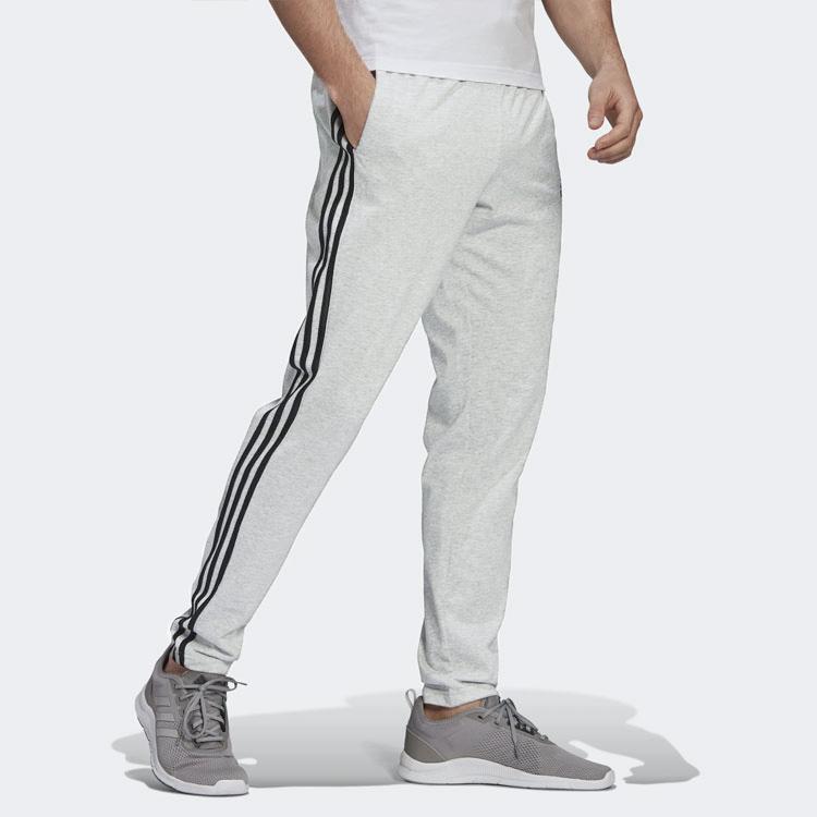 Adidas ESSENTIALS Knitted Sweatpants Men's Gray GK8998