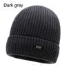 Thick Fleece Lined Knit Cap Women Warm Hat Skullies Beanies Men's Winter Hat Knitted Hat