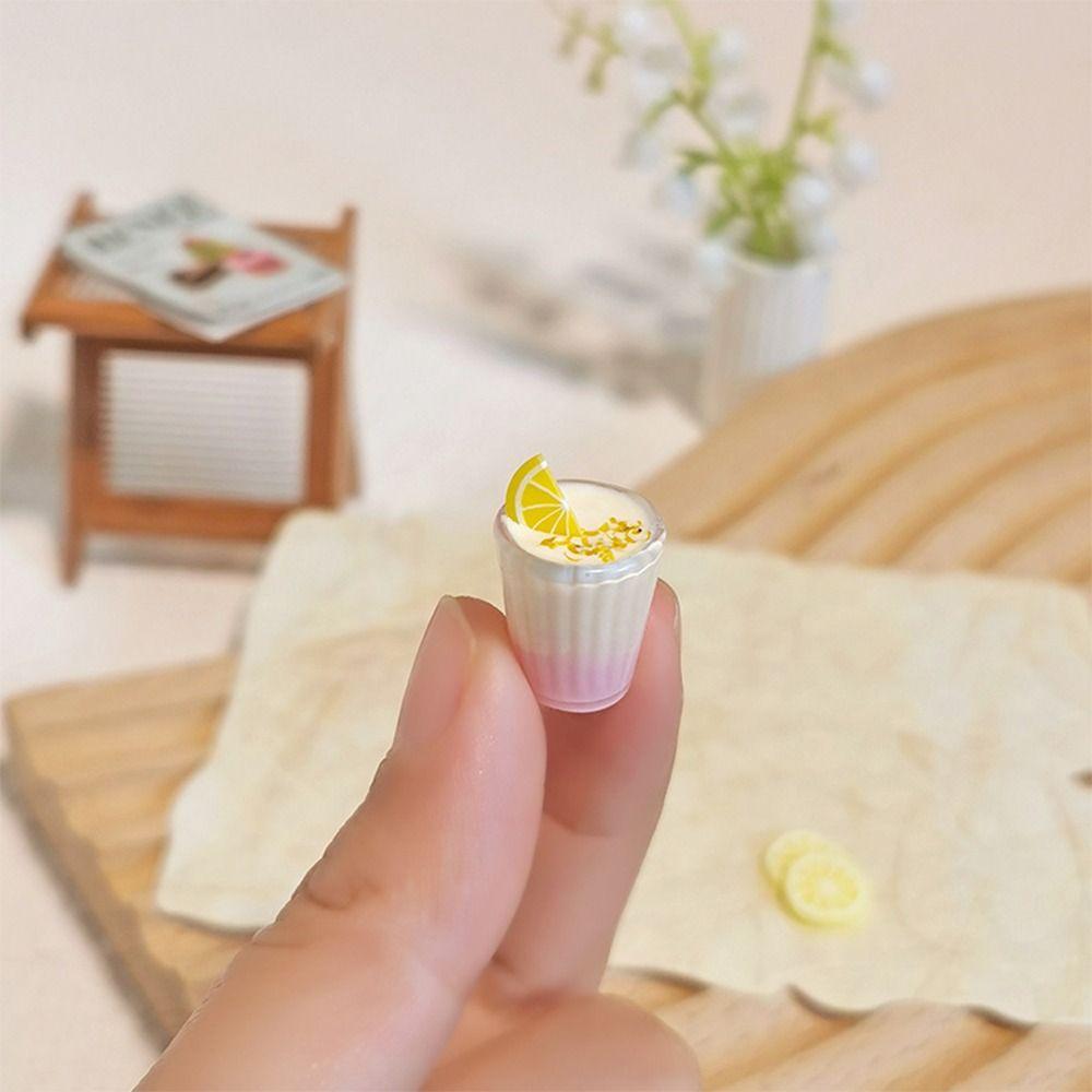 Multicolor Dollhouse Drinks Dessert Doll Accessories Micro Beverage Cup Gift Miniature Ice Cream