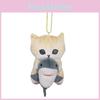 Adorable Shark Cat Plush Doll Cute Shrimp Cat Bag Pendant Soft Stuffed Animal Toy