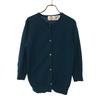 7 Minutes Sleeve Knit Cardigan M Green Women Used