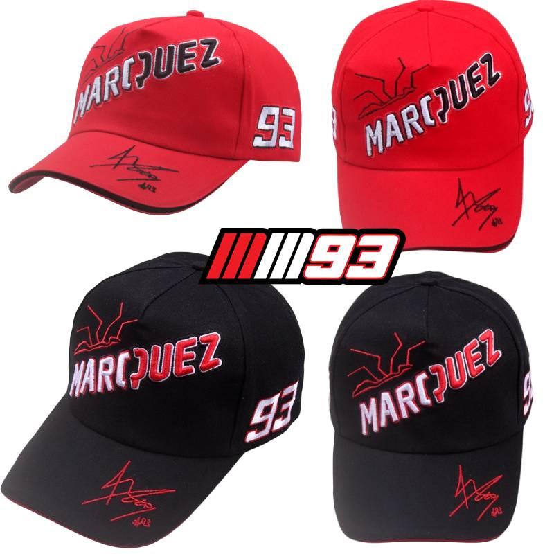 Black And Red Marc Marquez 93 Baseball Cap For Outdoor Sports