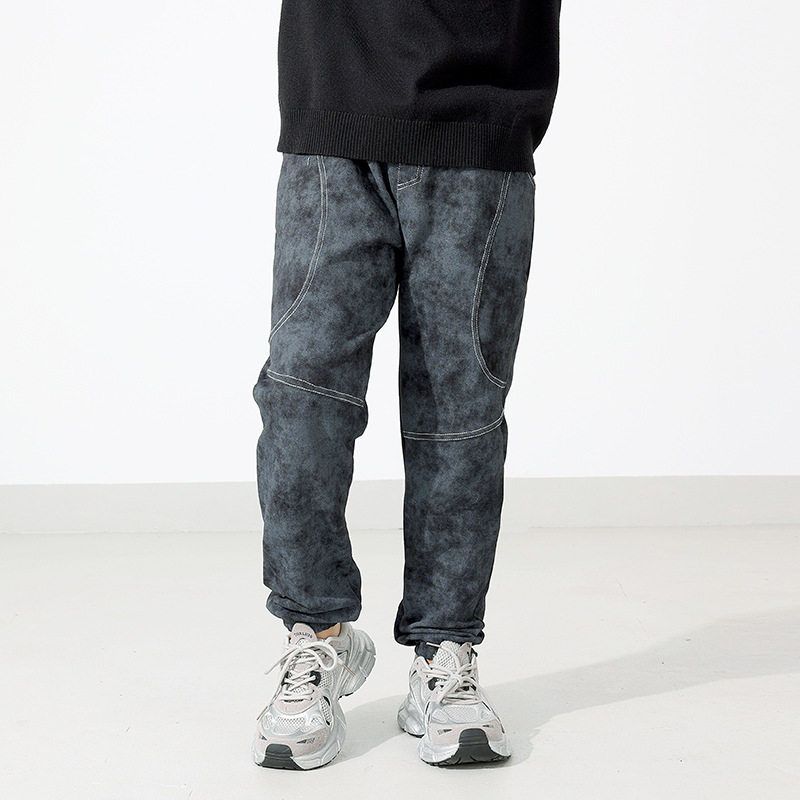 Spring and Autumn Korean Style Children's Casual Long Pants, Big Kids Patchwork Batik Pants, Boys' Camouflage Jogger Sweatpants