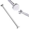 GQC Curtain Tension Stainless Telescopic Easy To Clothes Drying Adjustable Maximum Load Capacity for Closet Rod, 120-220cm, Steel, Rod, Strong,