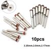 10Pcs Accessories 3mm Miniature Clamping Connecting Lever Polishing Wheel Mandrel Cutting Wheel Holder for Rotary