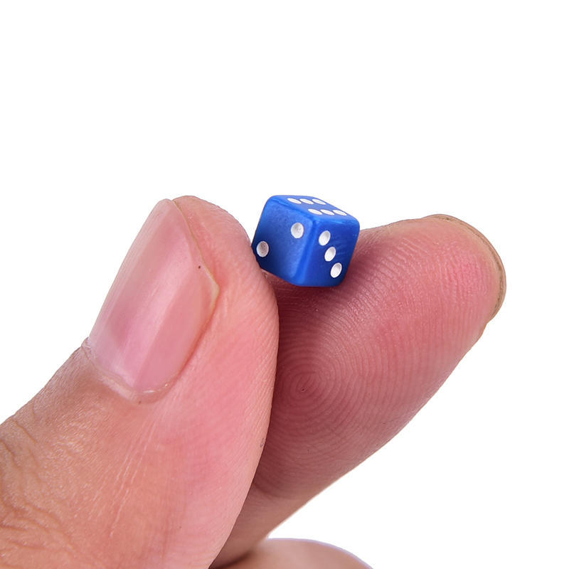 20Pcs/Set High Quality Standard 5Mm Dice Acrylic For Playing Game 5 Colors
