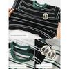 Right European Style Boys' Short-Sleeved T-Shirt, Summer Clothing, New Children's Wear, Striped Top, Half-Sleeve, Summer Trendy