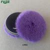 6 Inch Purple Long Wool Polishing Pad Car Paint Polishing Buffing Wool Pad For Waxing Buffer Polisher Use Scratch Treatment