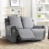 2 Seat Non-Slip Recliner Chair Cover Sofa Slipcover Reversible Pet Cover Protector Couch Cover