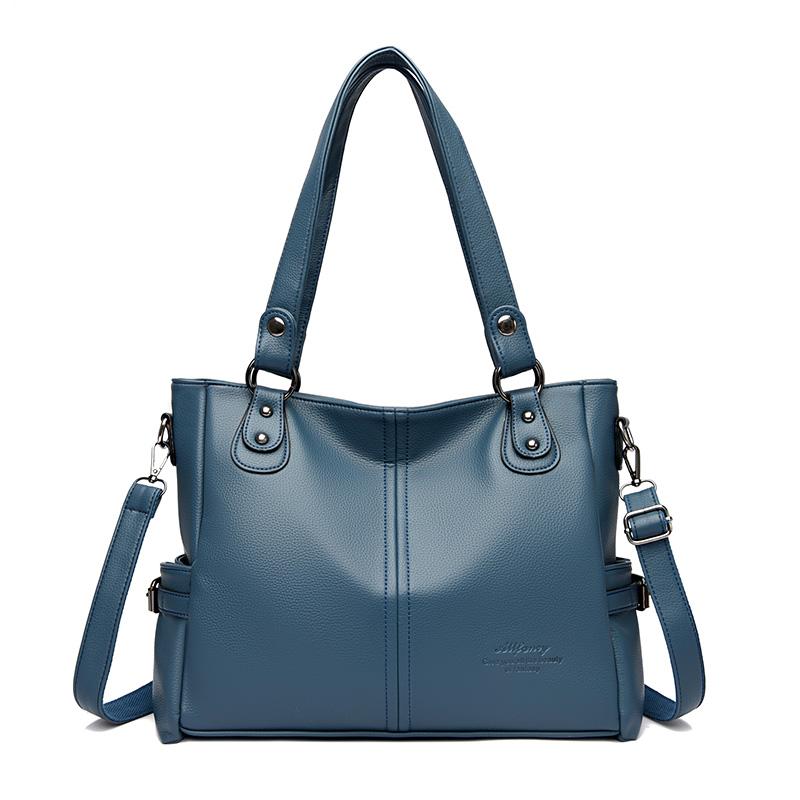 Высококачественная мягкая кожа, большая вместительная женская сумка, модная сумка через плечо, роскошный дизайн, кошелек через плечо, женская сумка-тоут