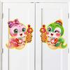 Chinese Ornaments Chinese New Year Decorations 2025 New Year Red Couplets Chinese Door Stickers Door Couplet New Year Accessory
