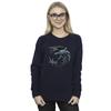 Netflix Womens/Ladies The Witcher Wolf Logo Sweatshirt