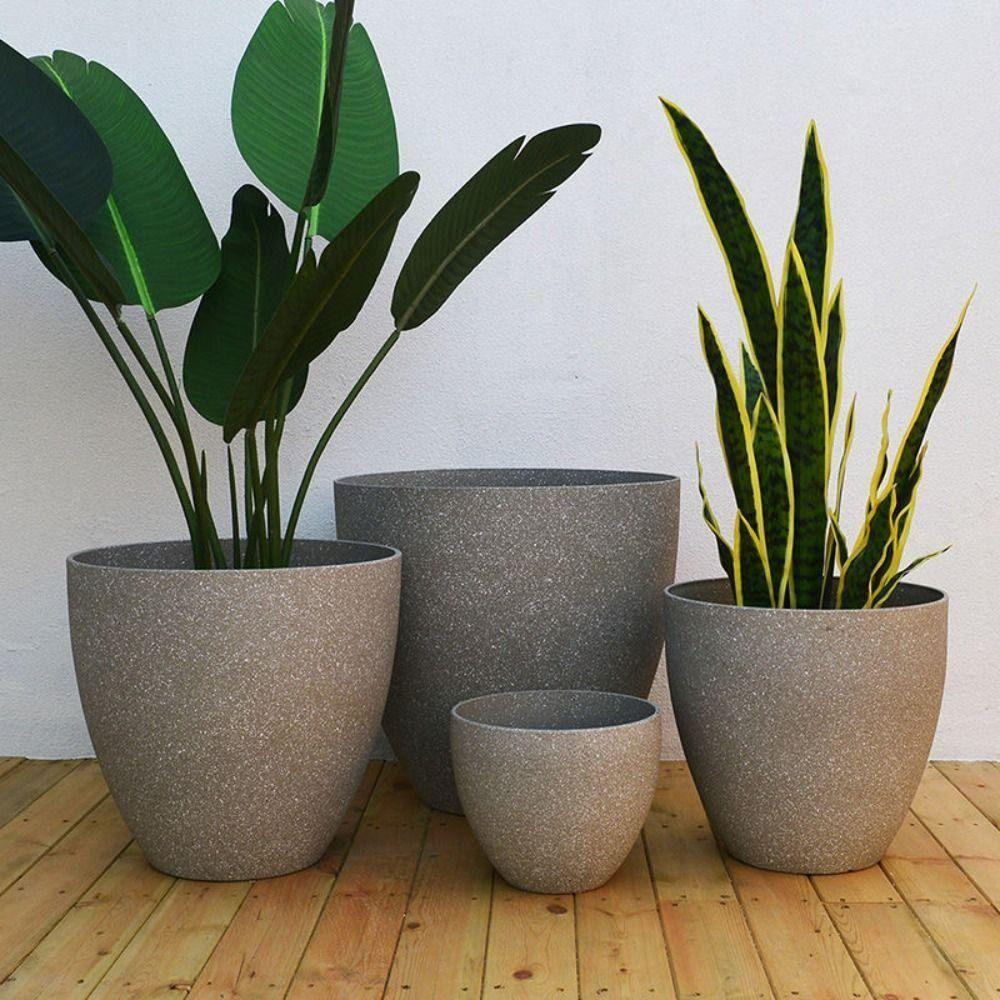Frosted Balcony Plant Pot Large-capacity Succulent Flowerpot Plant Growth Cultivation Pot  for Home