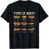 Funny Scout Scouting Nature Types of Knots T Shirts Men Cotton Humor Streetwear Tee Shirt Short Sleeve Unisex Loose Clothing