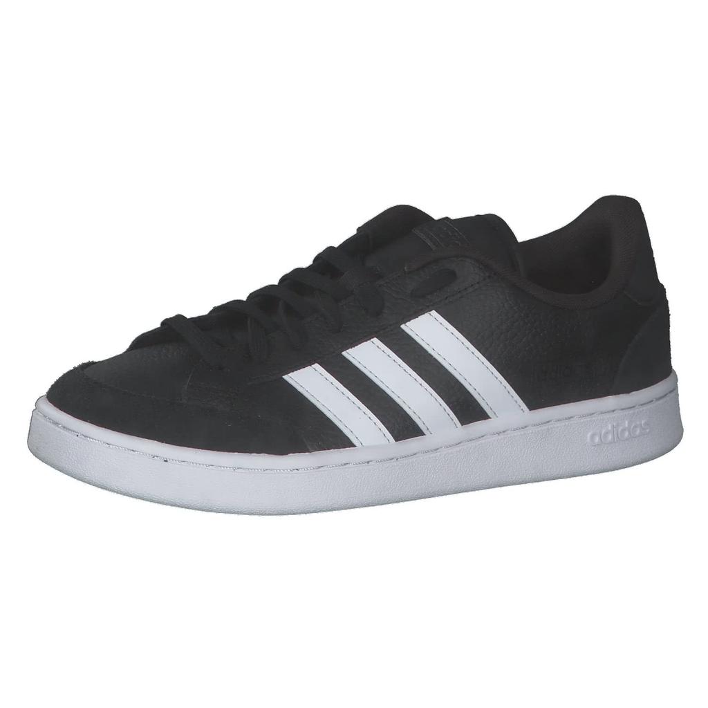Adidas Grand Court SE Core Gray Size Cm Sneakers, Black/Footwear White/Dub (FW6690), 27.5