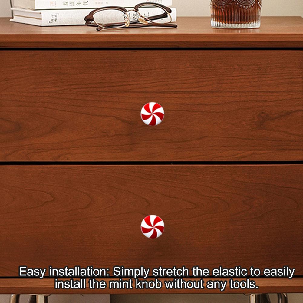 2-8 шт. чехлы для дверных ручек рождественские чехлы для ручек креативные ручки для шкафа комода рождественские ручки для ящиков для спальни гостиной