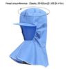 Breathable Dust-free Shawl Hat Solid Color Work Hat New Labor Protection Hat  Workshop
