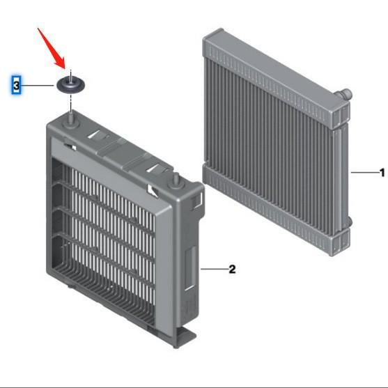 17118689364 Резиновый элемент для BMW 5 серии G30 и 7 серии G12