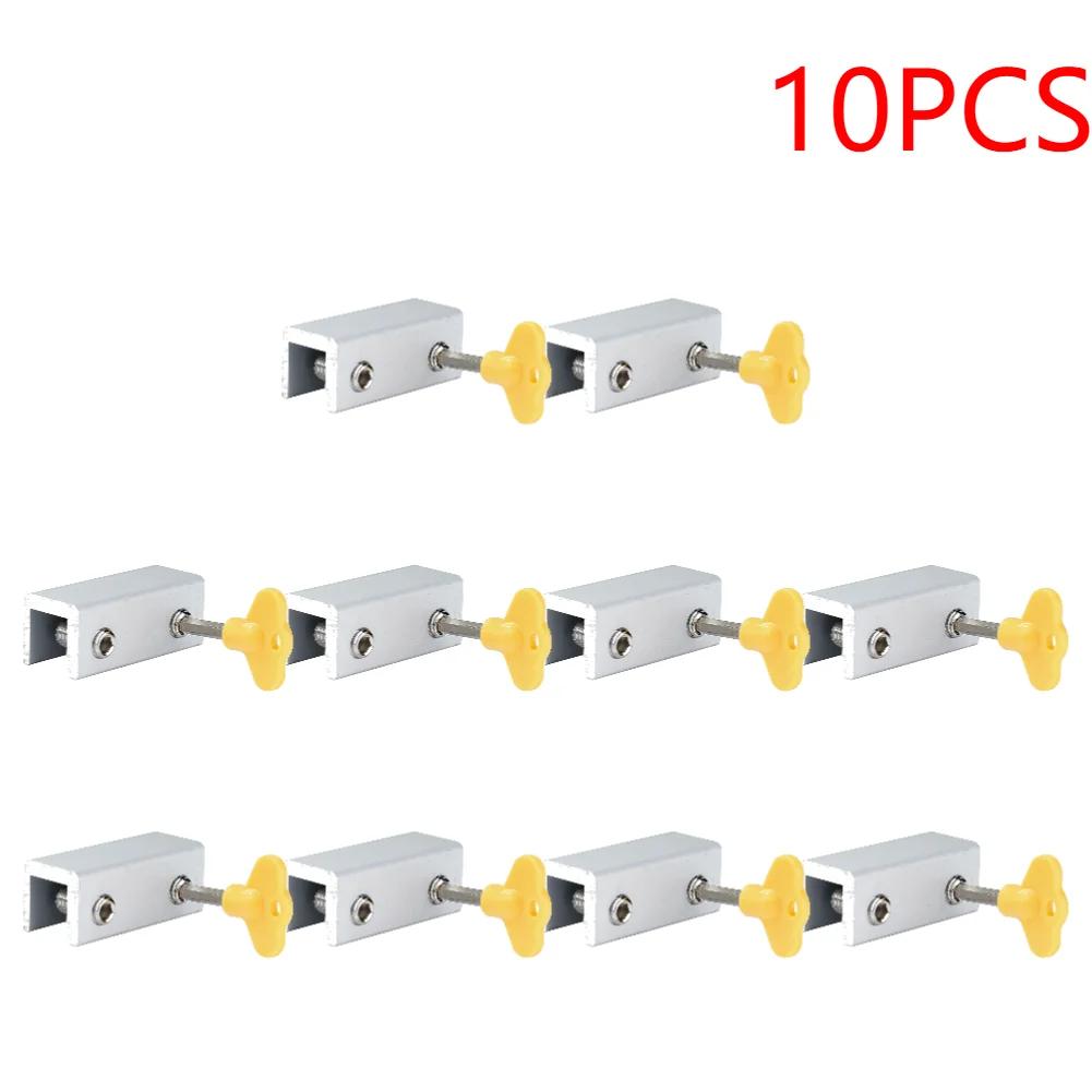 Aluminum Alloy Security Window Lock Stopper Sliding Window Anti-theft Lock Window Sliding Door Baby Kids Child Safety Doors Lock