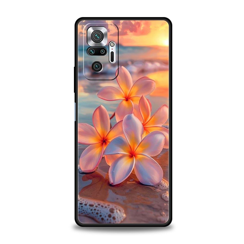 Чехол для телефона 'Красивые цветы и листья' для Xiaomi Redmi Note 14 13 12 5G 9S 9 10 11 Pro Plus 9T 14C 13C 12C 10C 9C 9A Мягкий чехол