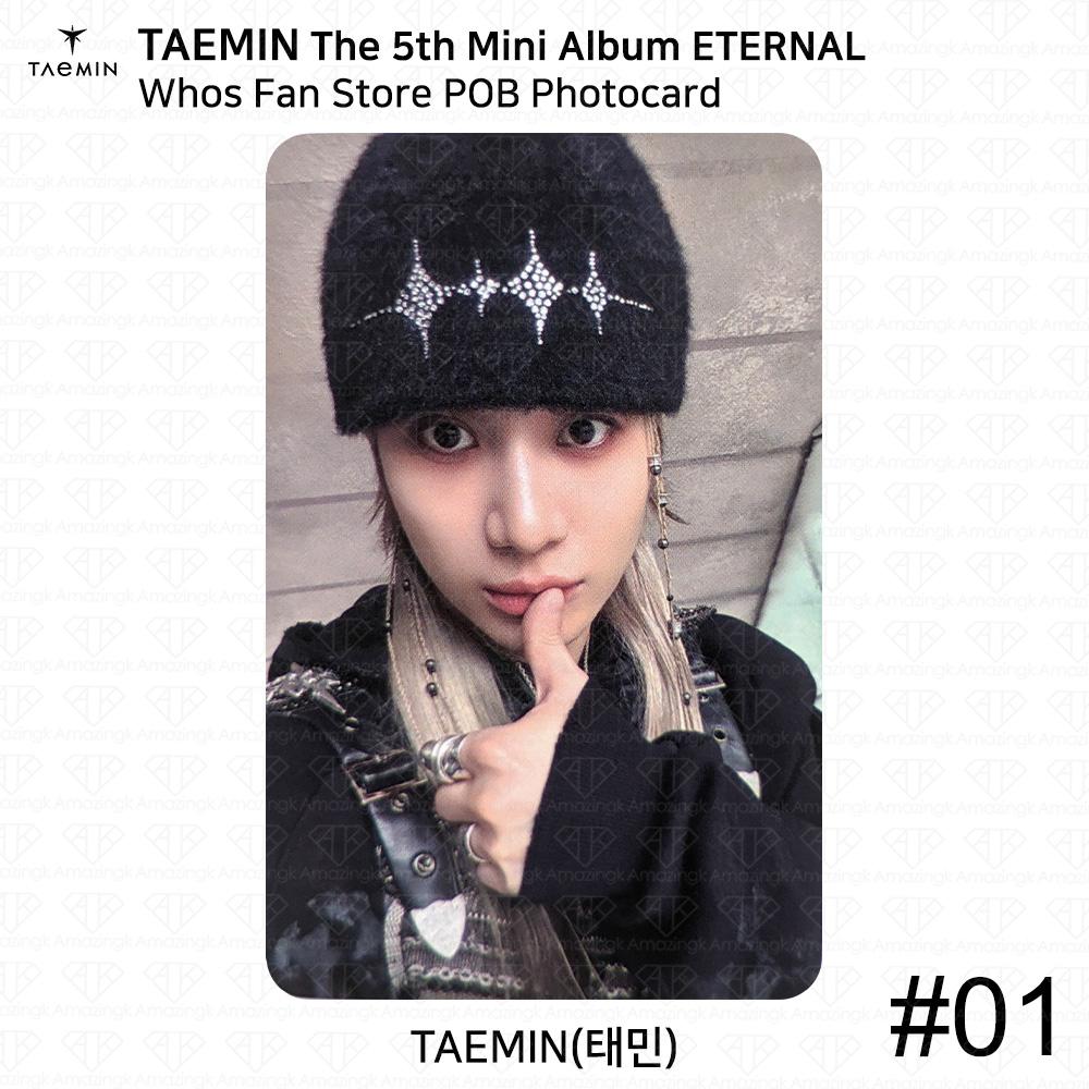 SHINee Taemin 5-й мини-альбом ETERNAL POB Фотокарточка SW KT4 Makestar Whosfan