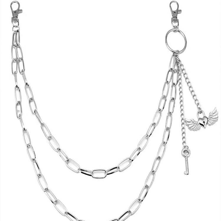 Men'S And Women'S Trousers, Waist Chain Decorative Belt Accessories, Punk Chain Chain Jk Street Hip Hop