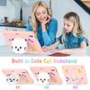 For iPad Air 11 (2025)/(2024) Case PC + Silicone Tablet Cover with Cat Kickstand/Shoulder Strap