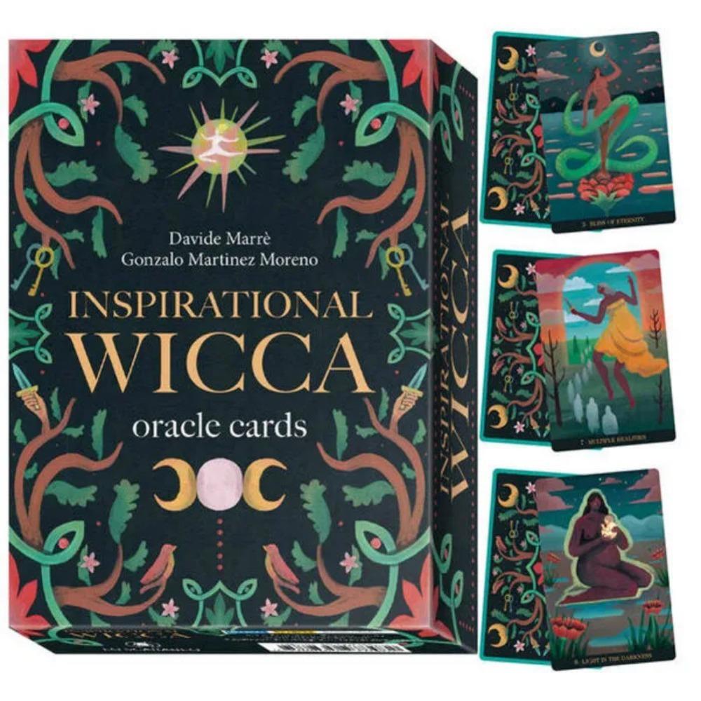 10,4*7,3 см Вдохновляющие карты Wicca Oracle, 36 шт. Карты «Путь к жизни, полной волшебства и духовности».