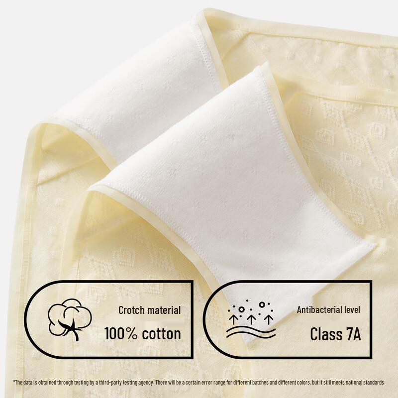 SecretWorld Хлопковые антибактериальные трусы-слипы средней посадки класса А