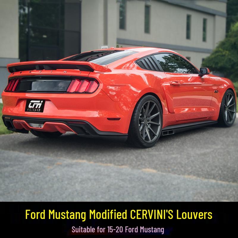 15-20 Ford Mustang CERVINI'S Side Window Louvers