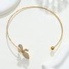 Colorful Flower Necklaces Geometric Collar Necklace Elegant Open Chokers  Girl