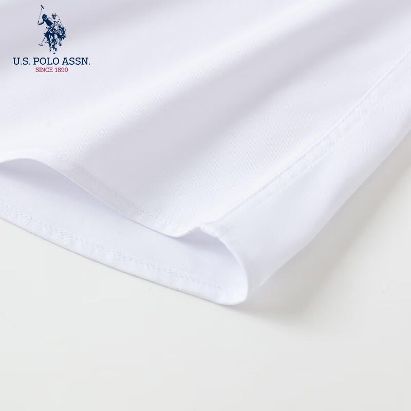 U.S. Polo Assn. Мужская рубашка с длинным рукавом из шелковой смеси