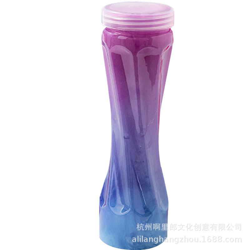 Градиентный переливающийся кристальный слайм - трехцветная детская игрушка