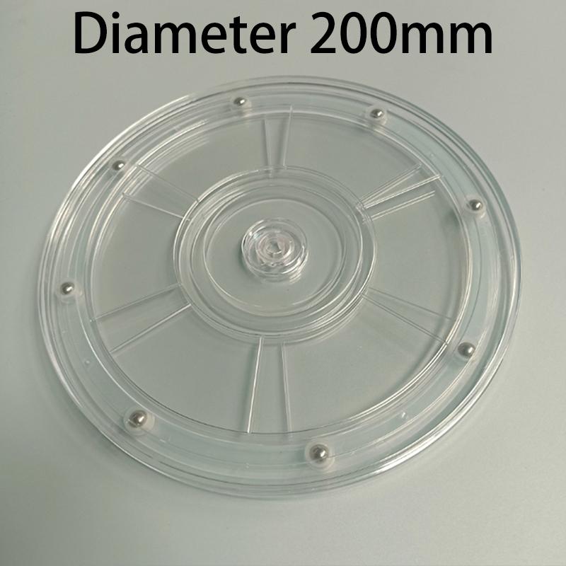 Поворотный стенд для дисплея с прозрачным круглым основанием Lazy Susan Decor Swivel Plates Tool