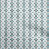 Cotton Flex Baby Blue Fabric Asian Block Sewing Fabric by The Yard Printed DIY Clothing Sewing Supplies 40 Inch